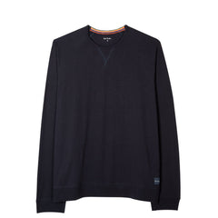Paul Smith Jersey Cotton Long-Sleeve Lounge Top Navy - Parasol Store