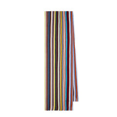 Paul Smith Knitted Merino Wool Scarf Signature Stripe - Parasol Store