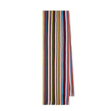 Paul Smith Knitted Merino Wool Scarf Signature Stripe