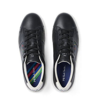 Paul Smith Leather Beech Trainers Black - Parasol Store