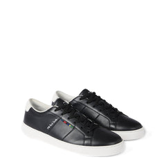 Paul Smith Leather Beech Trainers Black - Parasol Store