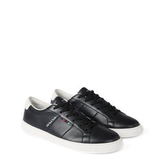 Paul Smith Leather Beech Trainers Black - Parasol Store