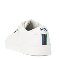 Paul Smith Leather Beech Trainers White - Parasol Store