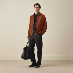 Paul Smith Leather Duffle Tote Bag Black