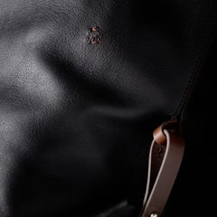 Paul Smith Leather Duffle Tote Bag Black