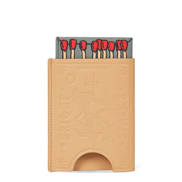 Paul Smith Leather Match Box Card Holder Beige