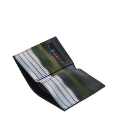Paul Smith Leather Pixelated Mini Card Wallet Black - Parasol Store