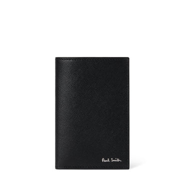 Paul Smith Leather Pixelated Mini Card Wallet Black
