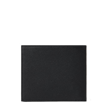 Paul Smith Leather Pixelated Mini Interior Billfold Wallet Black