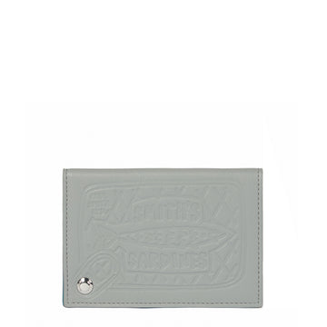 Paul Smith Leather Sardines Card Holder Grey