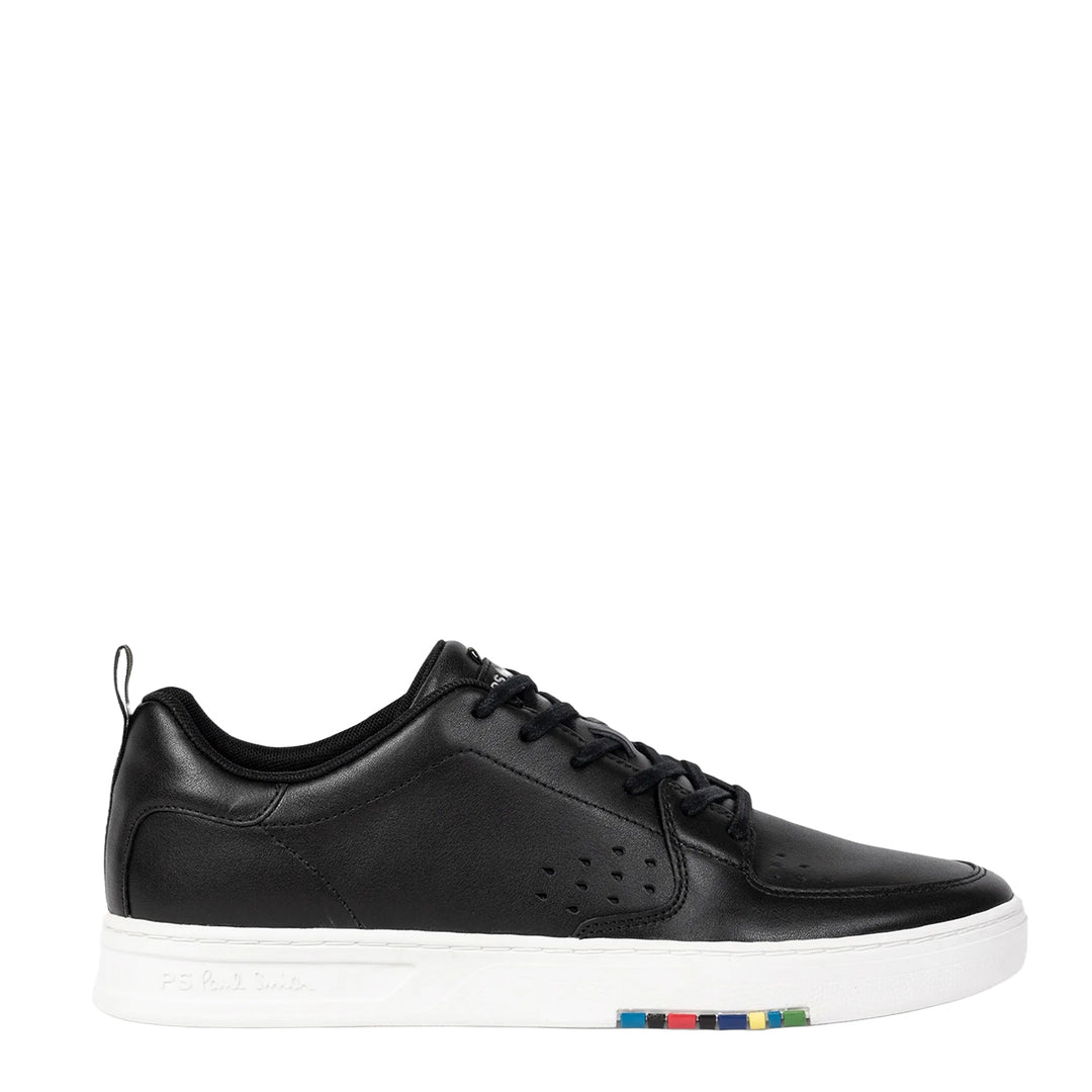 Paul Smith Leather 'Cosmo' Trainers Black - Parasol Store