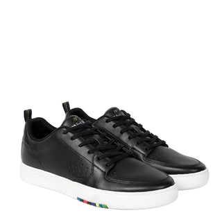 Paul Smith Leather 'Cosmo' Trainers Black - Parasol Store