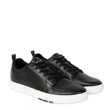 Paul Smith Leather 'Cosmo' Trainers Black - Parasol Store