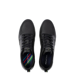 Paul Smith Leather 'Cosmo' Trainers Black - Parasol Store