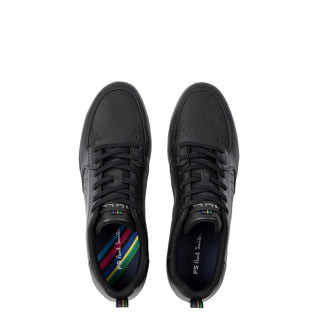 Paul Smith Leather 'Cosmo' Trainers Black - Parasol Store