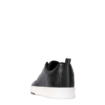 Paul Smith Leather 'Cosmo' Trainers Black - Parasol Store
