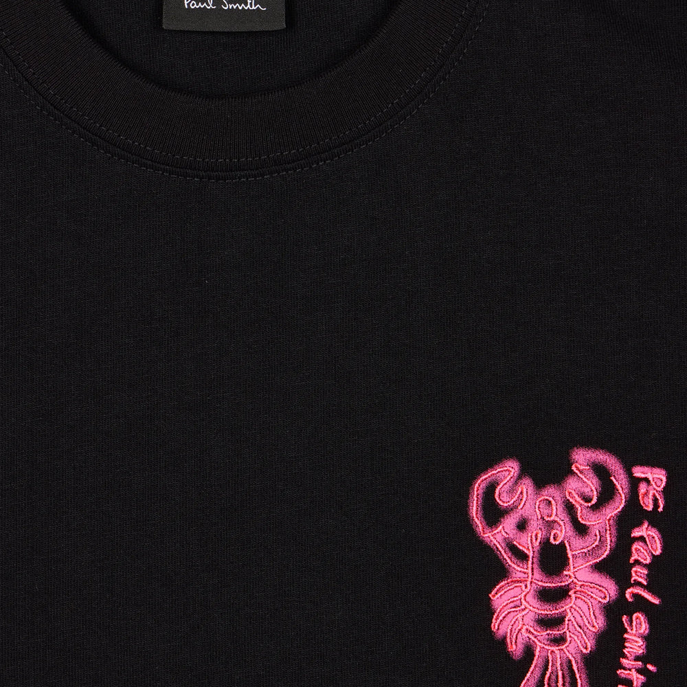 Paul Smith Lobster Print T-Shirt Black - Parasol Store