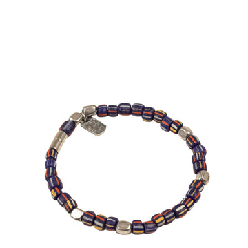 Paul Smith Logo Charm Bracelet Navy