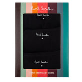 Paul Smith Logo Organic Cotton Lounge T-Shirts Three Pack Black Paul Smith