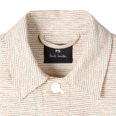 Paul Smith Mens Casual Fit Chore Jacket White