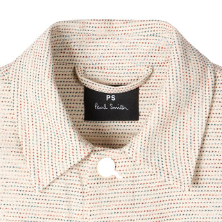 Paul Smith Mens Casual Fit Chore Jacket White