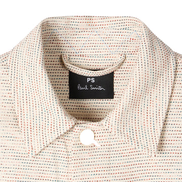 Paul Smith Mens Casual Fit Chore Jacket White