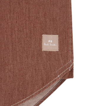 Paul Smith Mens LS Casual Fit Shirt Brown