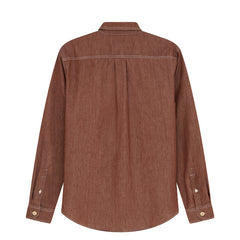 Paul Smith Mens LS Casual Fit Shirt Brown