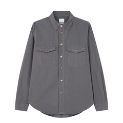 Paul Smith Mens LS Casual Fit Shirt Grey