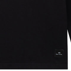 Paul Smith Mens Oversized Fit SS T Shirt PS Emb Black