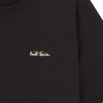 Paul Smith Mens Oversized Fit SS T Shirt PS Emb Black