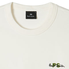 Paul Smith Mens Oversized Fit SS T Shirt PS Emb White