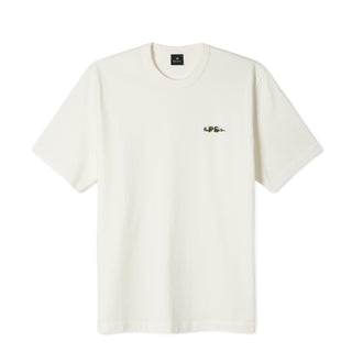 Paul Smith Mens Oversized Fit SS T Shirt PS Emb White