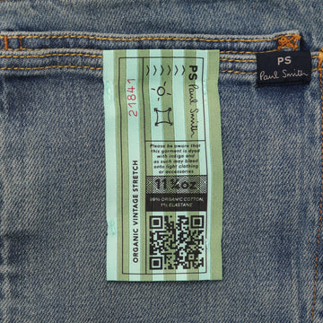 Paul Smith Mens Relaxed Taper Fit Jean Light Wash