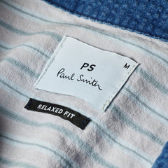 Paul Smith Mens SS Relaxed Fit Shirt Blue