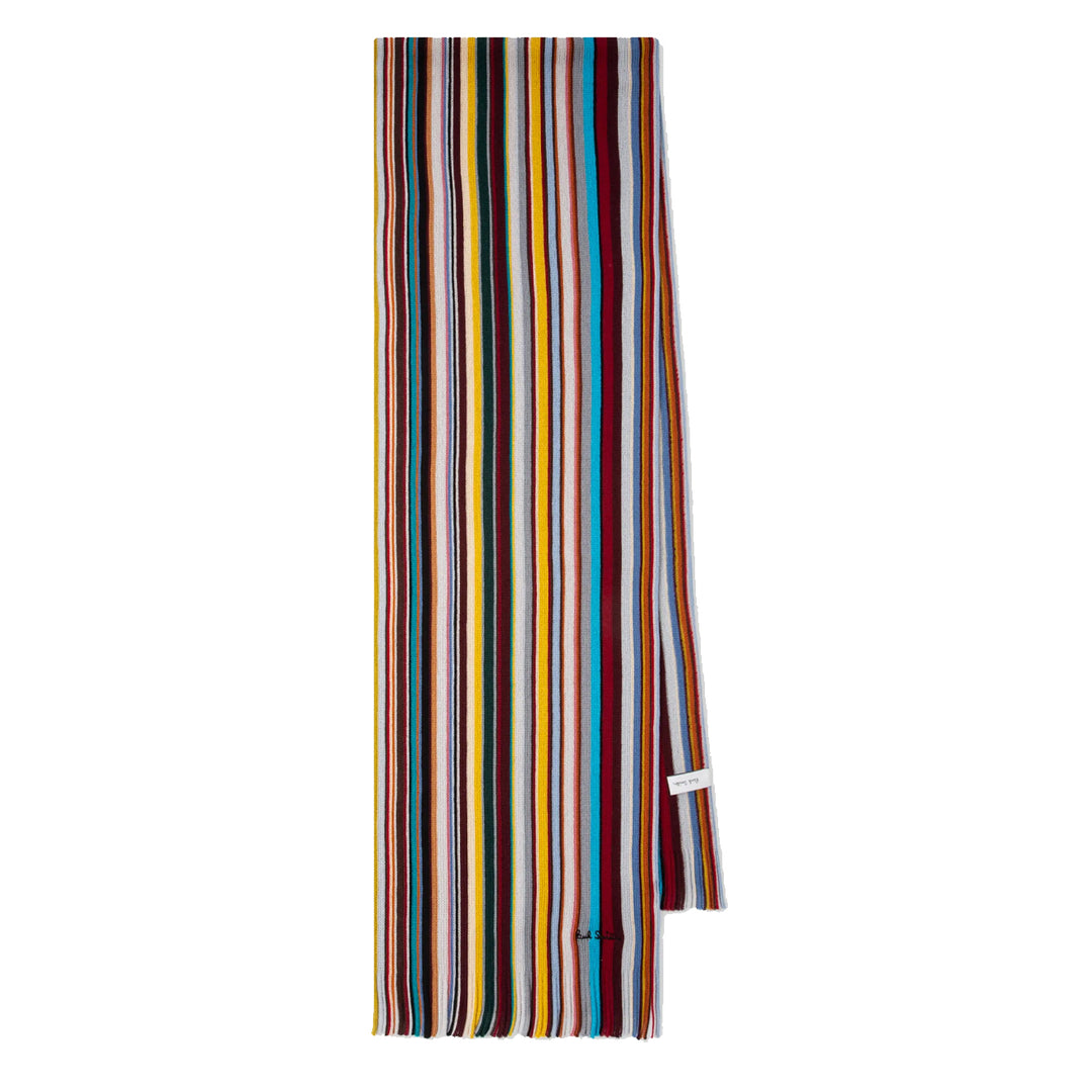 Paul Smith Merino Wool Signature Stripe Scarf Multi-Coloured - Parasol Store