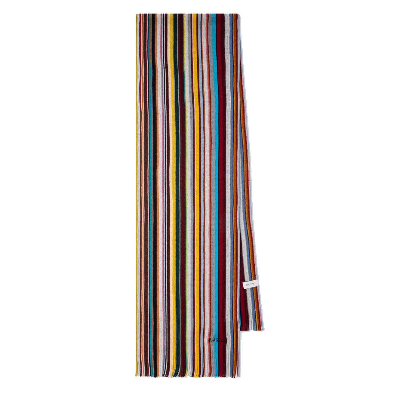 Paul Smith Merino Wool Signature Stripe Scarf Multi-Coloured - Parasol Store