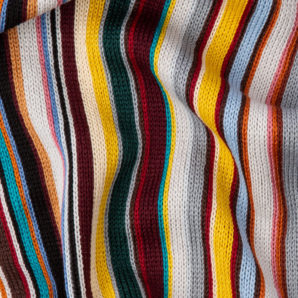 Paul Smith Merino Wool Signature Stripe Scarf Multi-Coloured - Parasol Store