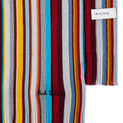 Paul Smith Merino Wool Signature Stripe Scarf Multi-Coloured - Parasol Store