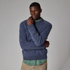 Paul Smith Merino Wool Sweater Indigo - Parasol Store