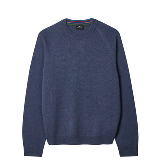 Paul Smith Merino Wool Sweater Indigo - Parasol Store