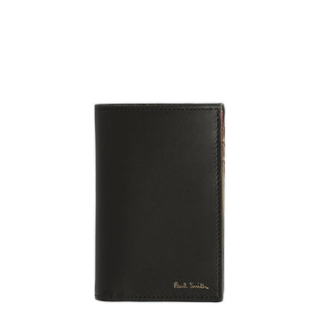 Paul Smith Mini Print Credit Card Wallet Black