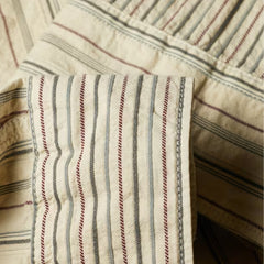 Paul Smith Mix Up Stripe Cotton Shirt Ecru