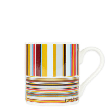 Paul Smith Mixed Signature Stripe Bone China Mug Multicolour