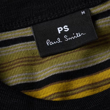 Paul Smith Mixed Stripe T-Shirt Khaki