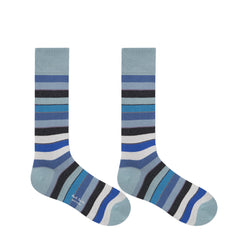 Paul Smith Nandor Stripe Socks Blue