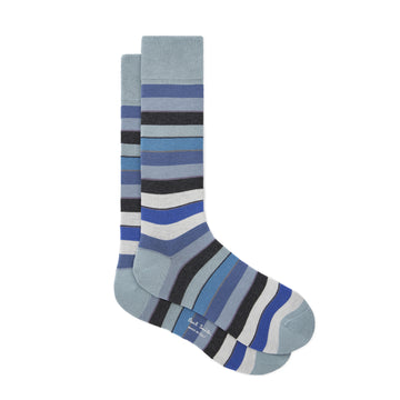 Paul Smith Nandor Stripe Socks Blue
