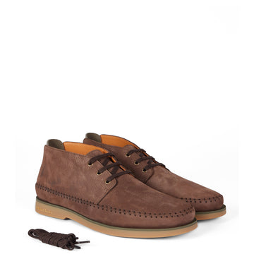 Paul Smith Nubuck Crane Chukka Boots Brown - Parasol Store