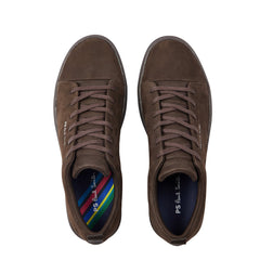 Paul Smith Nubuck Lee Trainers Chocolate Brown - Parasol Store