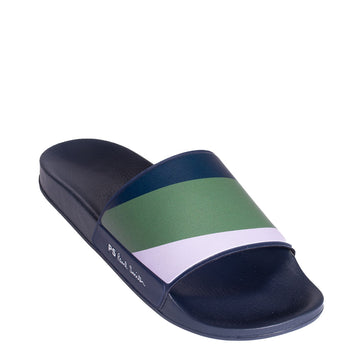 Paul Smith Nyro Sliders Lilac And Khaki - Parasol Store